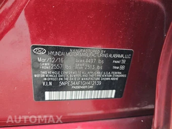 2016 Hyundai Sonata Limited – miniatura 14