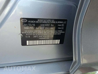 2016 Hyundai Sonata Limited – miniatura 5