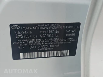 2016 Hyundai Sonata Limited – miniatura 14