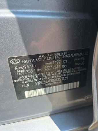 2016 Hyundai Sonata SE – miniatura 5