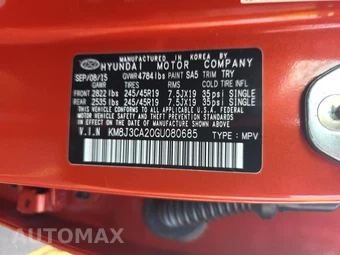 2016 Hyundai Tucson Limited – miniatura 15