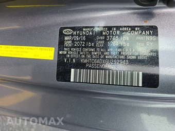 2016 Hyundai Veloster w/Yellow Accent – miniatura 14