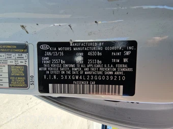 2016 Kia Optima SX – miniatura 14