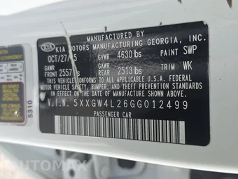 2016 Kia Optima SX – miniatura 14