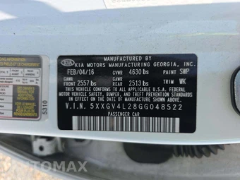 2016 Kia Optima SX Limited – miniatura 2