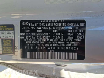 2016 Kia Sorento LX - miniatura 2