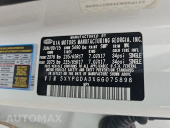 2016 Kia Sorento LX - miniatura 15