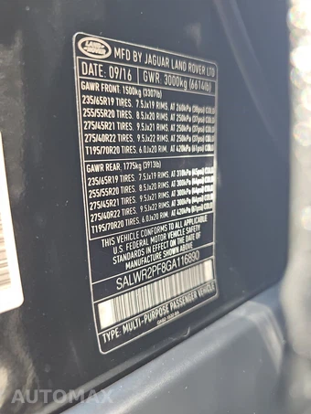 2016 Land Rover Range Rover Sport HSE – miniatura 14