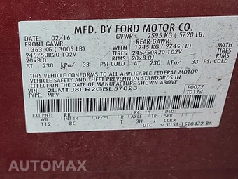 2016 Lincoln MKX Reserve – miniatura 14