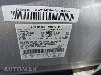 2016 Lincoln MKX Select – miniatura 5