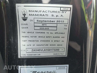 2016 Maserati GranTurismo Sport Coupe - miniatura 5