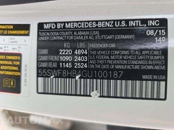 2016 Mercedes-Benz AMG C 63 S – miniatura 6