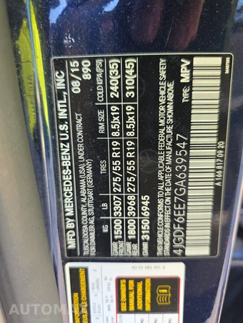 2016 Mercedes-Benz GL 450 4MATIC – miniatura 15