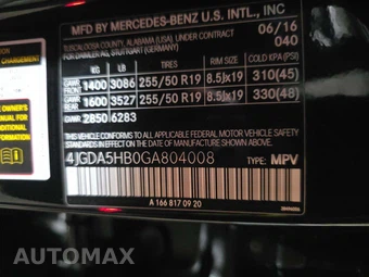2016 Mercedes-Benz GLE 350 4MATIC – miniatura 5
