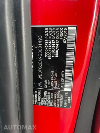2016 Mercedes-Benz Metris Cargo Van 126.0" WB - miniatura 37