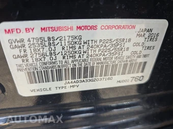 2016 Mitsubishi Outlander SE – miniatura 15