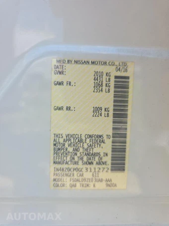 2016 Nissan LEAF SV – miniatura 11