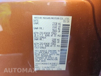 2016 Nissan Murano S – miniatura 14