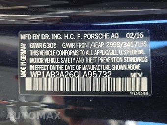 2016 Porsche Cayenne S – miniatura 14