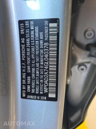 2016 Porsche Panamera S E-Hybrid – miniatura 11
