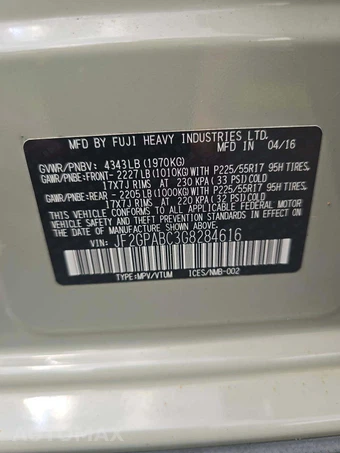 2016 Subaru Crosstrek 2.0i Premium - miniatura 5