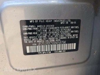 2016 Subaru Forester 2.5i – miniatura 5