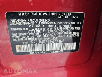 2016 Subaru Forester 2.5i – miniatura 14
