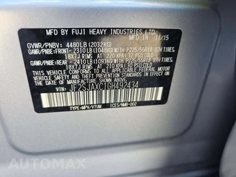 2016 Subaru Forester 2.5i Touring – miniatura 5