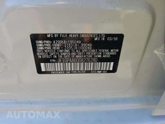 2016 Subaru Impreza 5-Door 2.0i Hatchback - miniatura 2