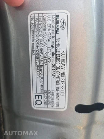 2016 Subaru Outback 2.5i Limited – miniatura 21