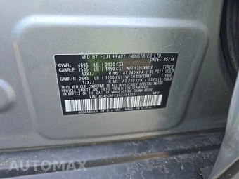 2016 Subaru Outback 2.5i Premium - miniatura 14