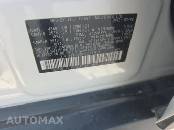 2016 Subaru Outback 3.6R Limited – miniatura 14