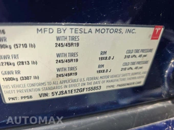 2016 Tesla Model S 60 – miniatura 5