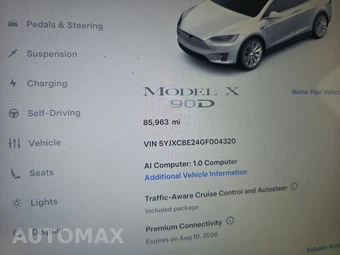 2016 Tesla Model X 90D - miniatura 12