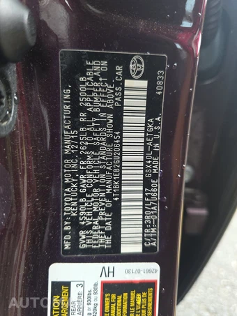 2016 Toyota Avalon XLE Plus – miniatura 14