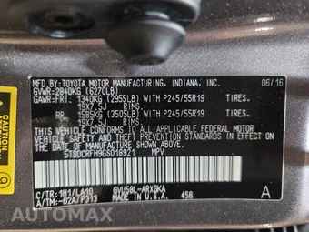 2016 Toyota Highlander Hybrid Limited - miniatura 30
