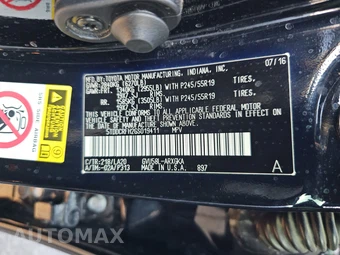2016 Toyota Highlander Hybrid Limited Platinum - miniatura 14