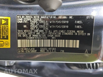 2016 Toyota Highlander Limited Platinum - miniatura 15