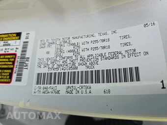 2016 Toyota Tundra SR Extended Cab Medium Bed - miniatura 14
