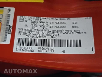 2016 Toyota Tundra SR5 Crew Cab Short Bed - miniatura 14