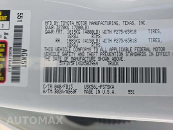 2016 Toyota Tundra SR5 Crew Cab Short Bed - miniatura 2