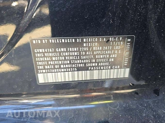 2016 Volkswagen Golf 1.8T SE Hatchback - miniatura 5