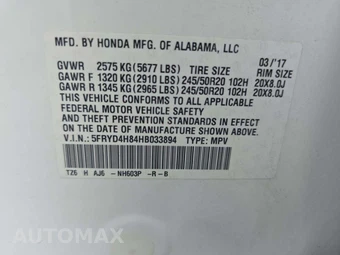 2017 Acura MDX w/Advance Pkg – miniatura 5