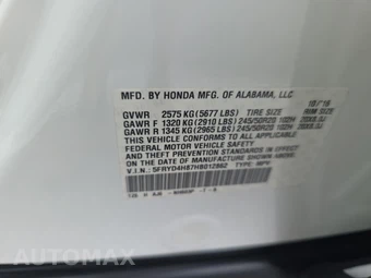 2017 Acura MDX w/Advance Pkg – miniatura 14