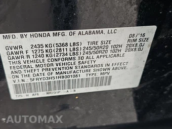 2017 Acura MDX w/Technology Pkg – miniatura 15