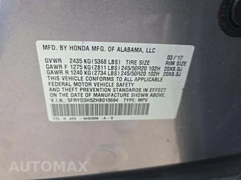 2017 Acura MDX w/Technology Pkg – miniatura 5