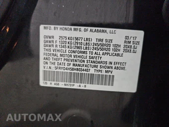 2017 Acura MDX w/Technology Pkg – miniatura 15