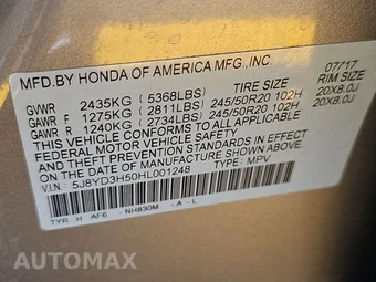 2017 Acura MDX w/Technology Pkg – miniatura 15
