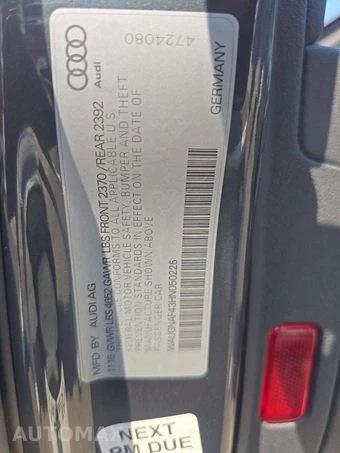 2017 Audi A4 Sedan 2.0T Premium – miniatura 5