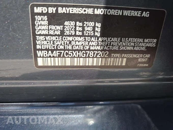2017 BMW 4 Series Gran Coupe 430i Sedan SPORT LINE - miniatura 5